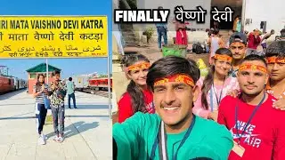 Finally vaishnodevi poch Gaye ❤️🙏🏻 | family vlogs
