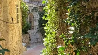 Eze is rocky little village perched on an impossibly steep peak between Nice and Monaco.