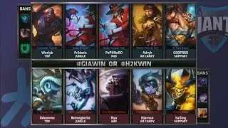 H2K vs GIA Game 3 Highlights - H2K GAMING vs GIANTS GAMING - QUARTERFINAL EU LCS SUMMER 2015