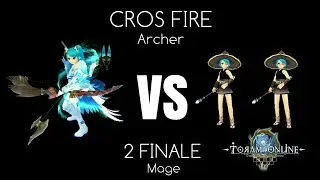 Toram Online : Cros Fire VS Mage Finale + Combo Build (low budget but high damage)