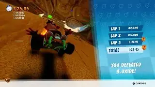 CTR Nitro Fueled - Oxide Time Trial #1: Crash Cove (1:26:95)