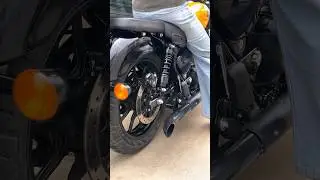 Meteor 350 after change Exhaust & mirrors #meteor #meteor350 #exhaust #domsolo #domsolocustom