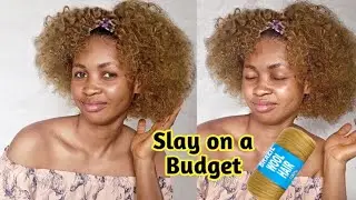 Don’t waste money!!! Slay on a budget Queen! Mimic Natural hair and slay/ Head band wig.