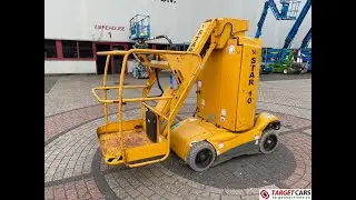 783146 HAULOTTE STAR 10 VERTICAL MAST AERIAL WORK LIFT PLATFORM W/JIB ELECTRIC 2014 1000CM ME112324
