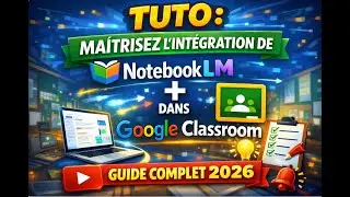 #TUTORIEL : Ma&icirc;trisez l'int&eacute;gration de #notebooklm  dans #google  #classroom  (Guide Complet 2026)