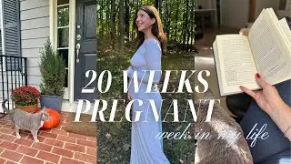 Week in my life 20 WEEKS PREGNANT: what I eat, bump friendly outfits
