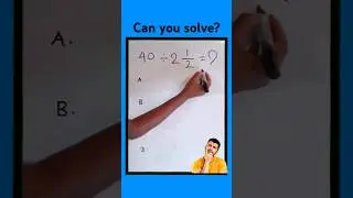 Division Fraction #maths #shorts