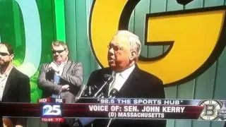 Menino congradulates Bruins 