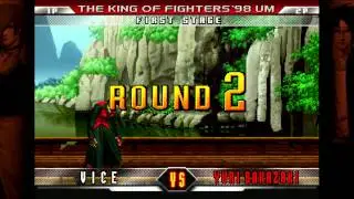 The King of Fighters `98 Ultimate Match Final Edition - Steam Netcode Tests [720p/60fps]