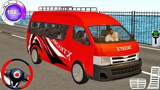 New Van Minibus Driving Game - Minibus Driving 3D Simulator Games 2025 - Android Gameplay