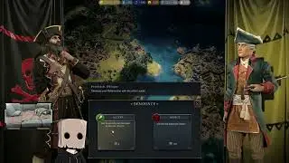 ItsJustSento Plays Civilization VII as Blackbeard/Republic of Pirates!  Exploration Age Ep. 08.