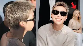 Новая прическа RM из BTS пленила женские взгляды на Неделе моды в Милане!