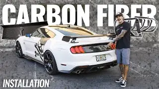 MORE CARBON FIBER! - Carbon Fiber Deck-lid and Tail Light Bezels Install - 2020 Shelby GT500