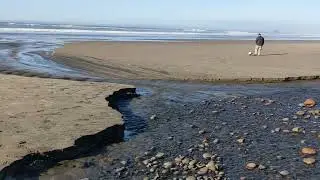 Eroding Sand on the Beach