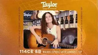 Una Taylor poderosa y equilibrada: 114ce Walnut/Spruce, Satin Sunburst Top