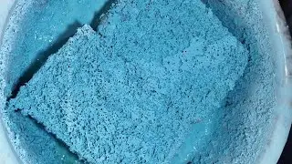 soaked sponge squeezes with fake, real, and fabcon rinses | ASMR sponge squeezing