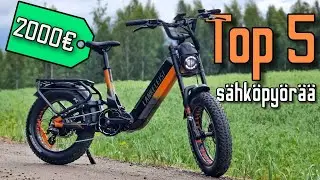 5 parasta sähköpyörää 2000€ hintaan (2025 lista)