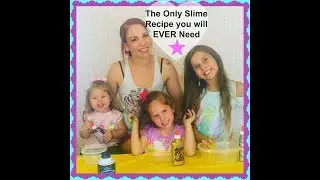 The ONLY Slime Recipe You Will Ever Need! Only 3 ingredients