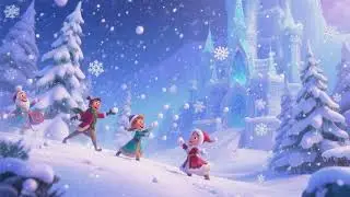 Enchanted Snowfall ❄️✨ | Kids Song | A Magical Winter Journey!