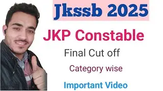 JKP constable final Expected Cut off | jkp constable cut off | jkp constable final cut off #jkp 