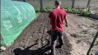 Husqvarna Tiller: Replacing the Plow with Blades and Tilling the Garden | Fast & Easy