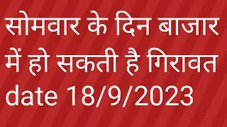 Bank Nifty prediction analysis for monday shiva trader #stockmarkets 18/9/2023