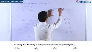Identifying Paramagnetism in Elements JEE 11th Chemistry Chemical Bonding and Molecular Structure