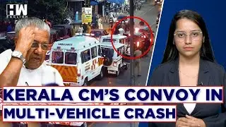 Viral Video: Kerala CM Pinarayi Vijayan&rsquo;s Convoy Meets Major Car Crash