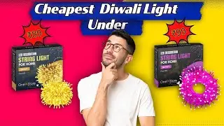 Cheapest Diwali Lights Under ₹100💸 | LED String Lights Review 🤔| #diwali #diwalilights #video #diy 