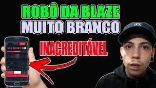 MELHOR ROB&Ocirc; da BLAZE para pegar o BRANCO no DOUBLE
