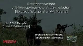 MGS 5: The Phantom Pain #096 | Nebenoperation: Afrikaans-Dolmetscher rausholen | Gameplay PS4