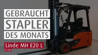 Linde Elektrostapler E20 | Gebrauchtstapler des Monats Januar 2023 | Sander F&ouml;rdertechnik