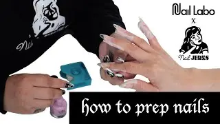 How to prepare on customers' nails with Airtex Airbrush gel system