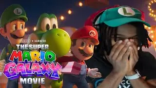 HE DOESN'T SPEAK!!! | Super Mario Galaxy Movie - Yoshi First Look Reaction