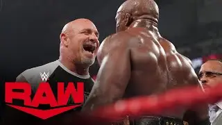 Голдберг выходит на ринг, чтобы противостоять Бобби Лэшли: Raw, 19 июля 2021 г.