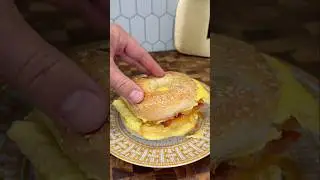 Бублик на завтрак сэндвич 🥯
