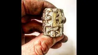 Men's Silver Viking Ring | Mens designer THOR Ring | Biker rocker jewelry | LUGDUN ARTISANS