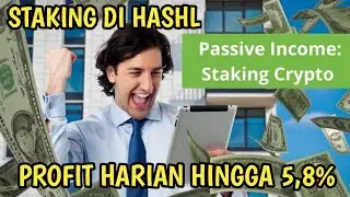 STAKING CRYPTO ( USDT / TRX /DOGE ) DI HASHL DAN DAPATKAN PROFIT HINGGA 5,8% SETIAP HARINYA