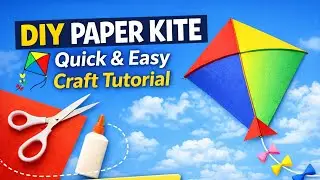 DIY Paper Kite | Quick & Easy Craft Tutorial