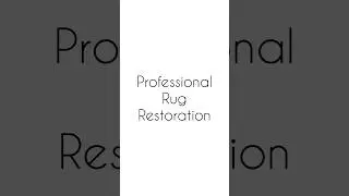 Oriental Rug Repair in Chicago | Rouzati Rugs #rugrepair #persianrug