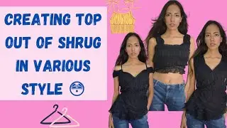 Turning my shrug into top?😳 | multiple use of shrug | Mehek Khemka