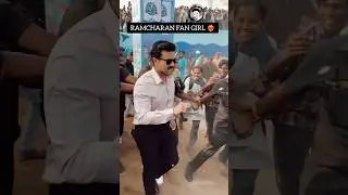 RamCharan Fan Girl🔥|#ramcharan #gamechanger #viral #pspk #viralshorts #shorts #trending |CharanClub