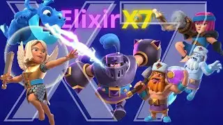 CLASH ROYALE: Esse deck est&aacute; IMBAT&Iacute;VEL(Elixir X7)