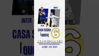 INTER SEGNA A QUOTA6️⃣           Link telegram in bio + Info #scommesse #betting #bettingtips #inter