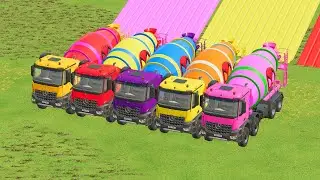 FS22 Heavy Transport 🚚 Mixer Trucks & Emergency Vehicle Haul