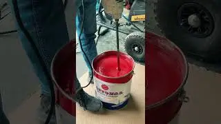 SP120 spraying Cold Plastic Area Marking (Road Marking) from National Paint.