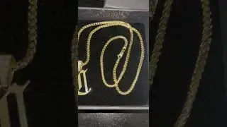 New 3mm diamond cut Franco with my old English C  both from Hawaii Rope Chains