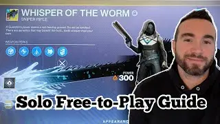 Destiny 2 Solo Free-to-Play Hunter Whisper of the Worm