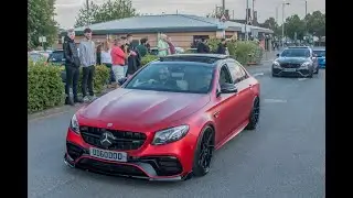 HIGHLY MODIFIED CARS LEAVING LONDON CAR MEET / MPIRE UK