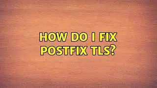 Ubuntu: How do I fix postfix TLS?